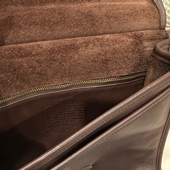 Vintage Coach Willis 9927 Mahogany Leather Handbag - Picture 5 of 5